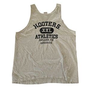 Hooters Vintage Tank Top: Wings and Beer Breastaraunt: Adult XL: 90’s: Dallas TX